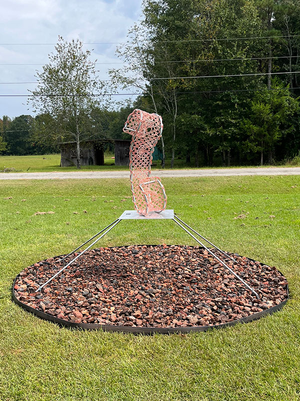 Final lace in its permanent. 