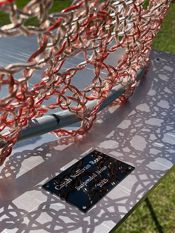 Lace closeup with shadows. 