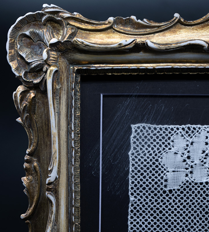 Scratched glass and sanded finish on the Disillusion frame.