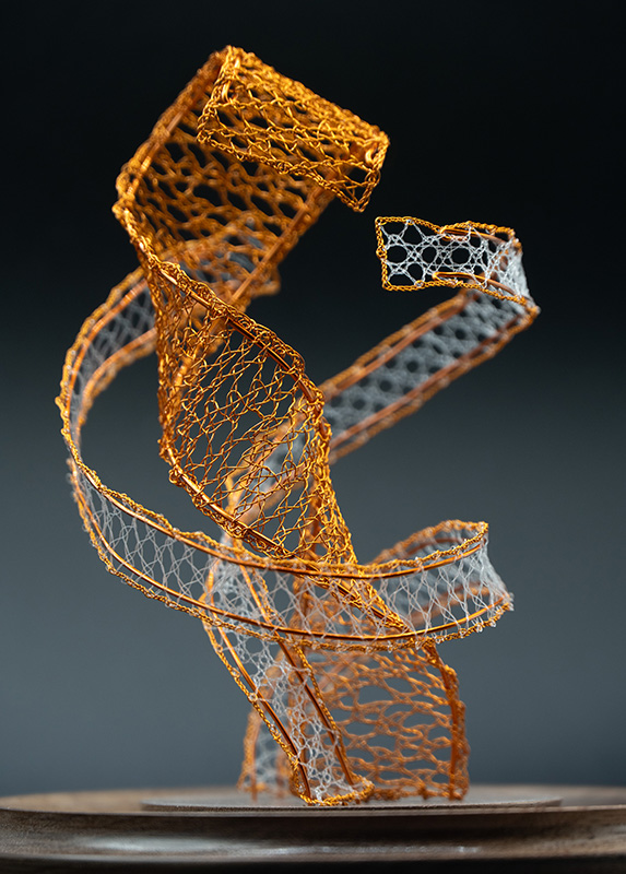 Converging Filaments closeup of the artwork